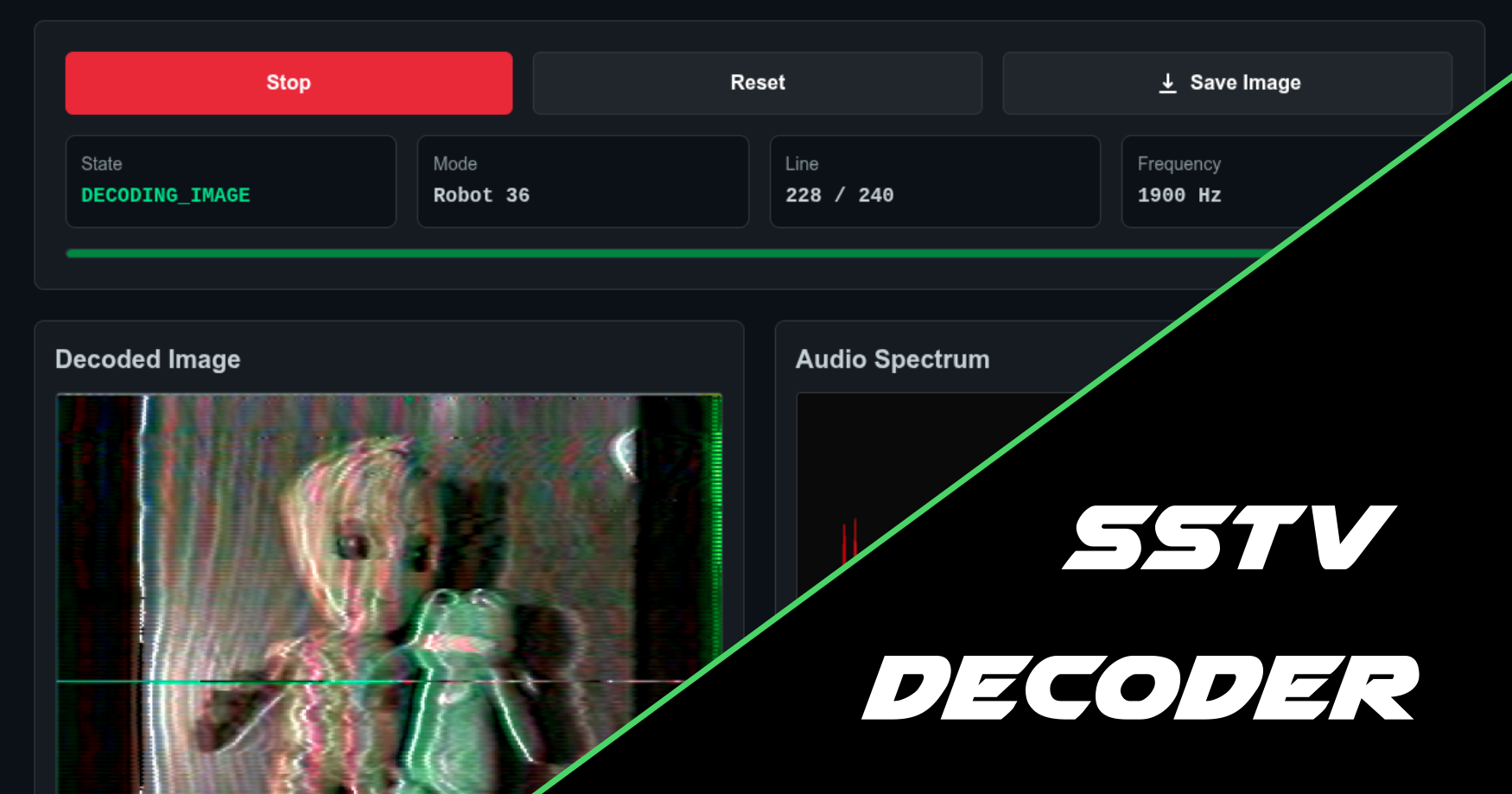 SSTV Decoder - Real-time Slow Scan Television Decoder